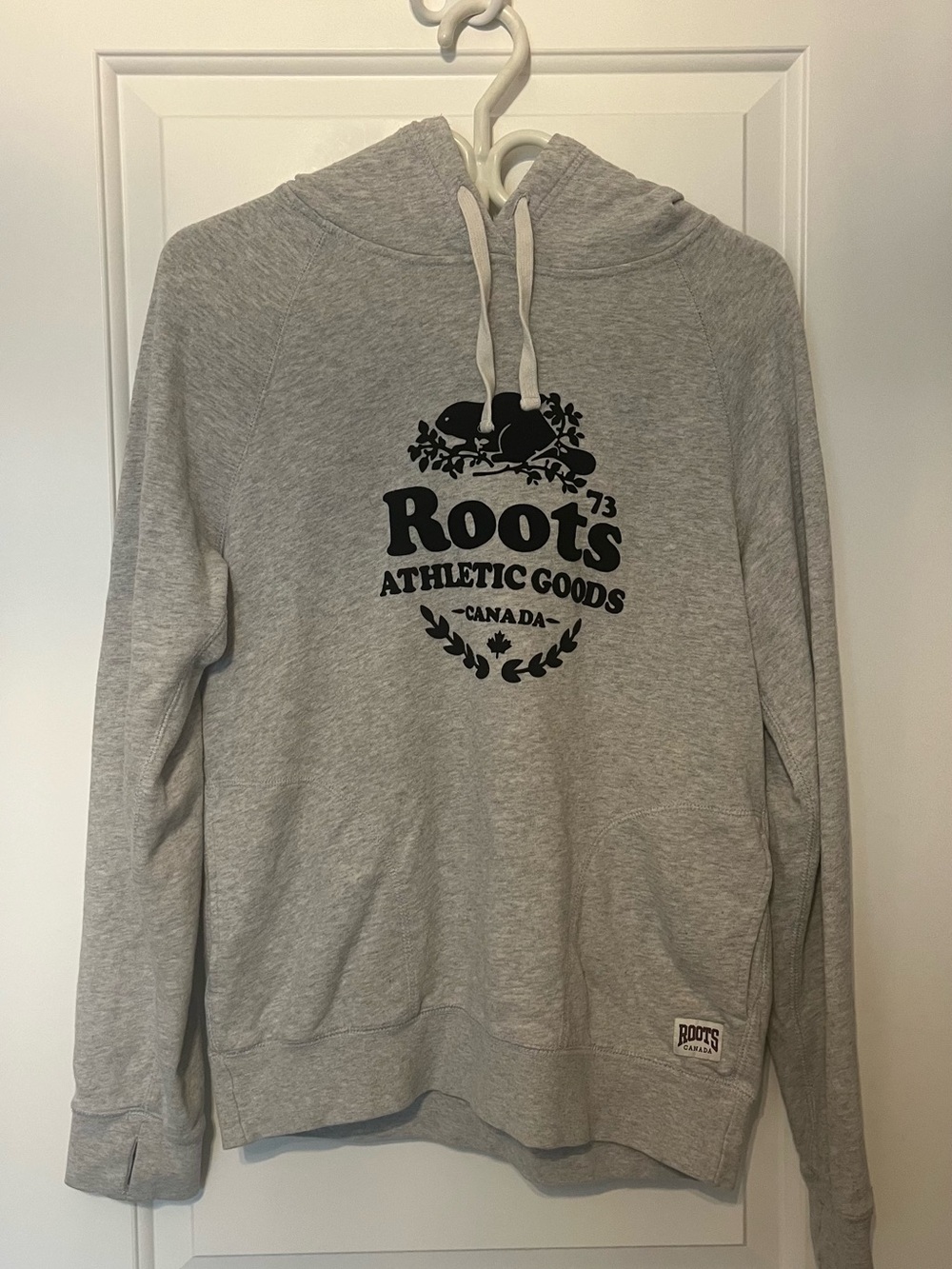 Roots Grey Athletic Hoodie XS